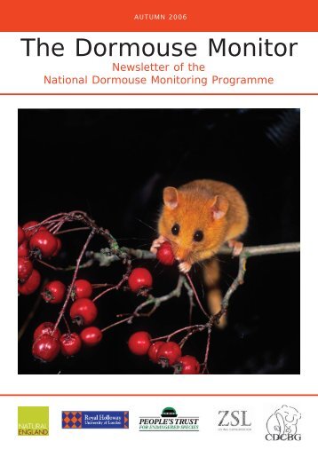 The Dormouse Monitor - People's Trust for Endangered Species