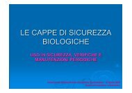 cappe biologiche - Università degli Studi di Parma