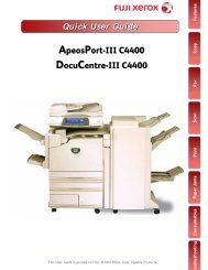 ApeosPort-III C4400 DocuCentre-III C4400 - Fuji Xerox Malaysia