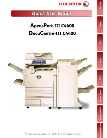 ApeosPort-III C4400 DocuCentre-III C4400 - Fuji Xerox Malaysia