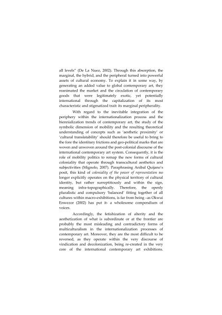 Global Art And Politics Of Mobility: (Trans)Cultural Shifts in the ...