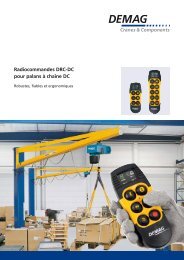 Radiocommandes DRC-DC - Demag Cranes & Components