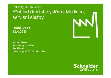 Magelis XBT GT - Schneider Electric CZ, s.r.o.