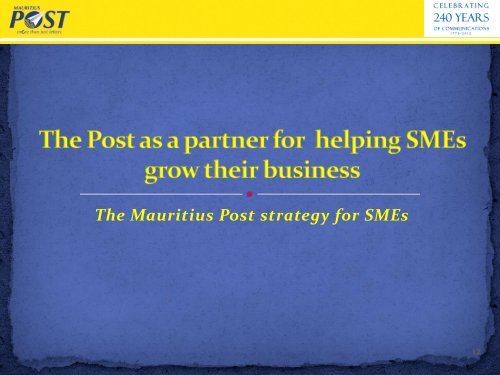 e-Commerce Strategy for the Mauritius Post Ltd - ICTA