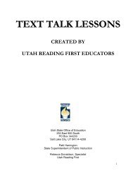 Text Talk Lessons