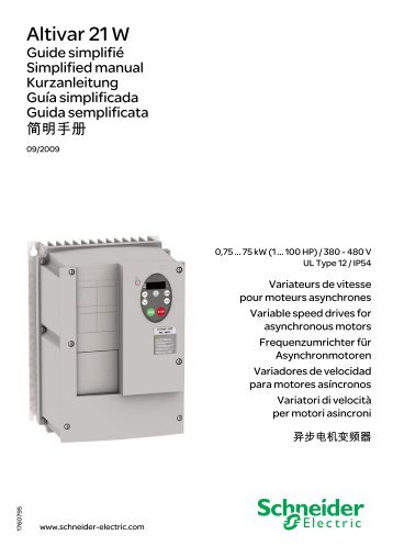 Altivar 21 W - Schneider Electric