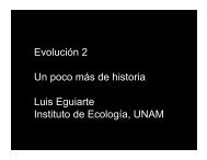 Presentación 2. Historia - Instituto de Ecología