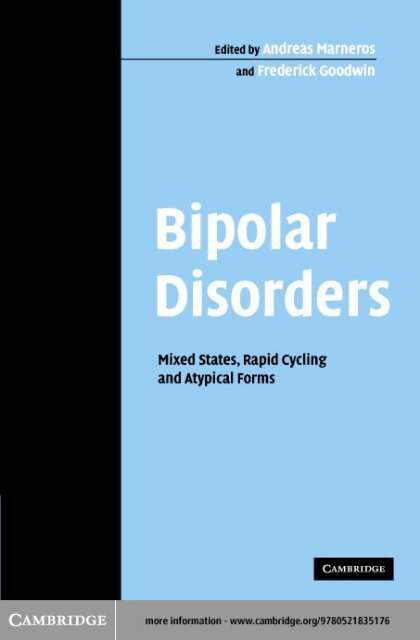 Bipolar Disorders: Mixed States, Rapid-Cycling, and Atypical Forms