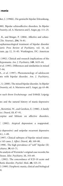 Bipolar Disorders: Mixed States, Rapid-Cycling, and Atypical Forms