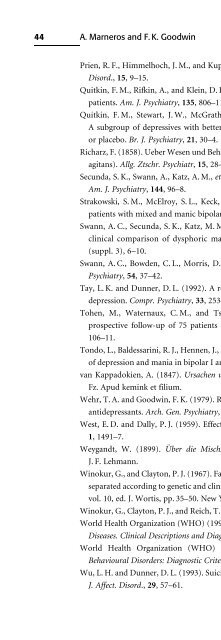 Bipolar Disorders: Mixed States, Rapid-Cycling, and Atypical Forms