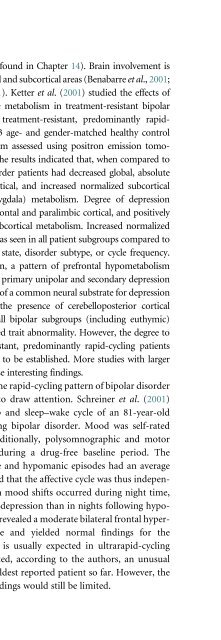 Bipolar Disorders: Mixed States, Rapid-Cycling, and Atypical Forms