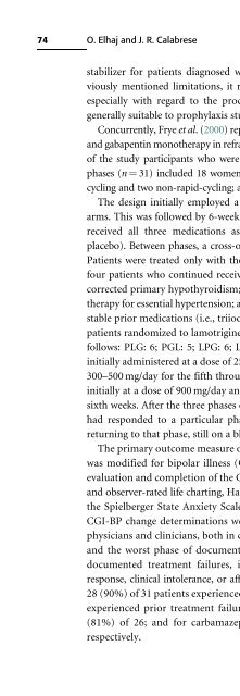 Bipolar Disorders: Mixed States, Rapid-Cycling, and Atypical Forms