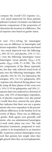 Bipolar Disorders: Mixed States, Rapid-Cycling, and Atypical Forms