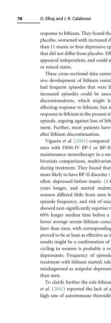 Bipolar Disorders: Mixed States, Rapid-Cycling, and Atypical Forms