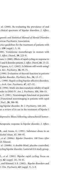 Bipolar Disorders: Mixed States, Rapid-Cycling, and Atypical Forms