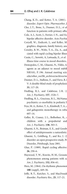 Bipolar Disorders: Mixed States, Rapid-Cycling, and Atypical Forms