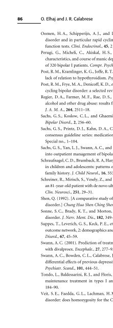 Bipolar Disorders: Mixed States, Rapid-Cycling, and Atypical Forms