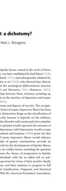 Bipolar Disorders: Mixed States, Rapid-Cycling, and Atypical Forms