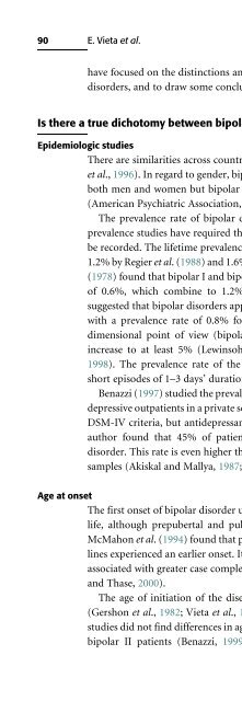 Bipolar Disorders: Mixed States, Rapid-Cycling, and Atypical Forms