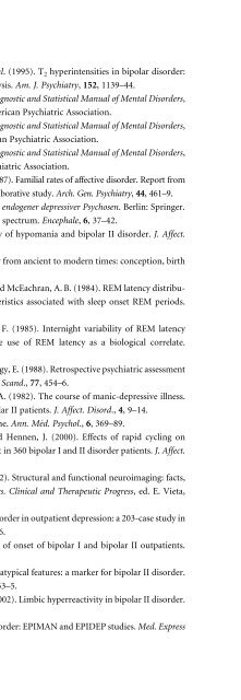 Bipolar Disorders: Mixed States, Rapid-Cycling, and Atypical Forms