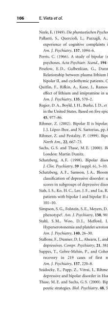 Bipolar Disorders: Mixed States, Rapid-Cycling, and Atypical Forms