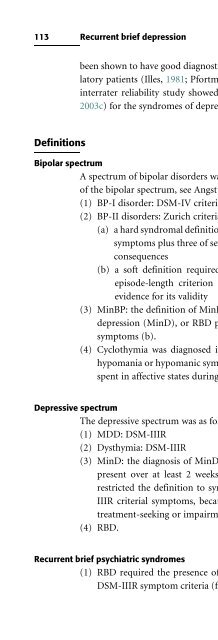 Bipolar Disorders: Mixed States, Rapid-Cycling, and Atypical Forms