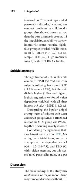 Bipolar Disorders: Mixed States, Rapid-Cycling, and Atypical Forms