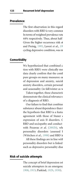 Bipolar Disorders: Mixed States, Rapid-Cycling, and Atypical Forms