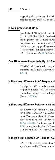 Bipolar Disorders: Mixed States, Rapid-Cycling, and Atypical Forms