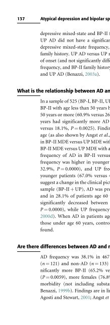 Bipolar Disorders: Mixed States, Rapid-Cycling, and Atypical Forms