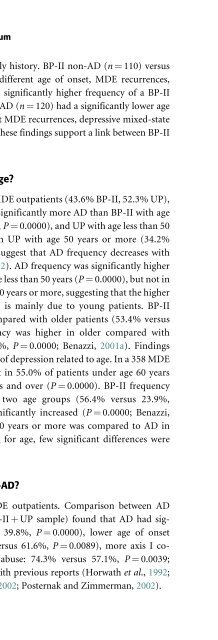 Bipolar Disorders: Mixed States, Rapid-Cycling, and Atypical Forms