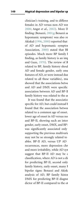 Bipolar Disorders: Mixed States, Rapid-Cycling, and Atypical Forms