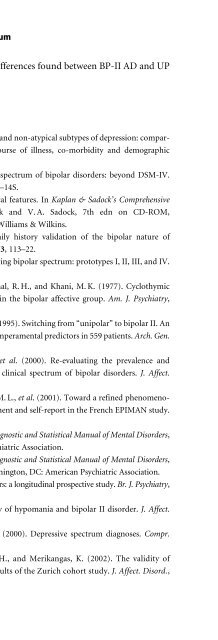 Bipolar Disorders: Mixed States, Rapid-Cycling, and Atypical Forms