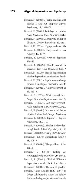 Bipolar Disorders: Mixed States, Rapid-Cycling, and Atypical Forms