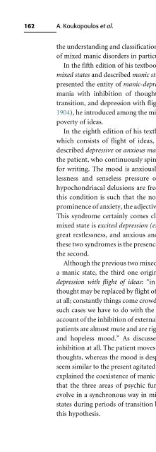 Bipolar Disorders: Mixed States, Rapid-Cycling, and Atypical Forms