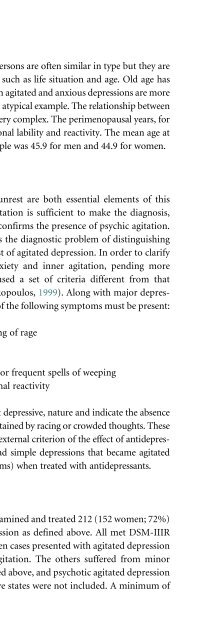 Bipolar Disorders: Mixed States, Rapid-Cycling, and Atypical Forms