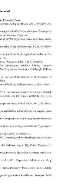 Bipolar Disorders: Mixed States, Rapid-Cycling, and Atypical Forms