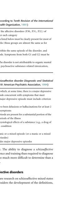 Bipolar Disorders: Mixed States, Rapid-Cycling, and Atypical Forms