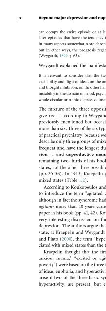 Bipolar Disorders: Mixed States, Rapid-Cycling, and Atypical Forms