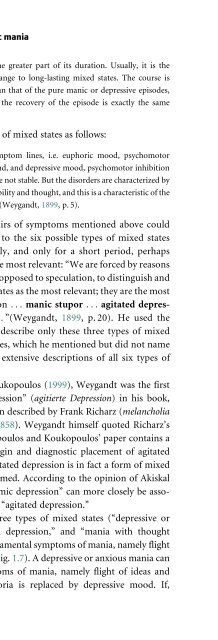 Bipolar Disorders: Mixed States, Rapid-Cycling, and Atypical Forms