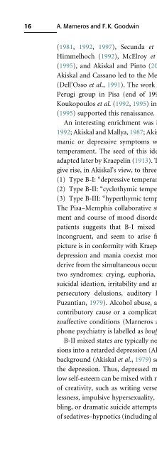 Bipolar Disorders: Mixed States, Rapid-Cycling, and Atypical Forms