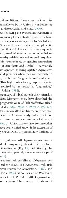 Bipolar Disorders: Mixed States, Rapid-Cycling, and Atypical Forms