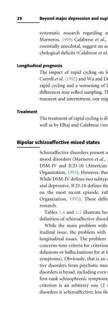 Bipolar Disorders: Mixed States, Rapid-Cycling, and Atypical Forms