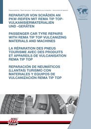 TT 12 Car /& Truck turismos camiones kit de reparación surtido 14 piezas reparación Tip Top