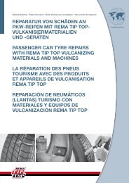 RepaRatuR von SchÃ¤den an pkw-Reifen mit Rema tip top ...