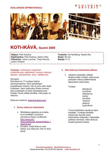 KOTI-IKÃVÃ, Suomi 2005 - Koulukino
