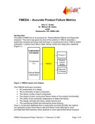 FMEDA â Accurate Product Failure Metrics - Exida