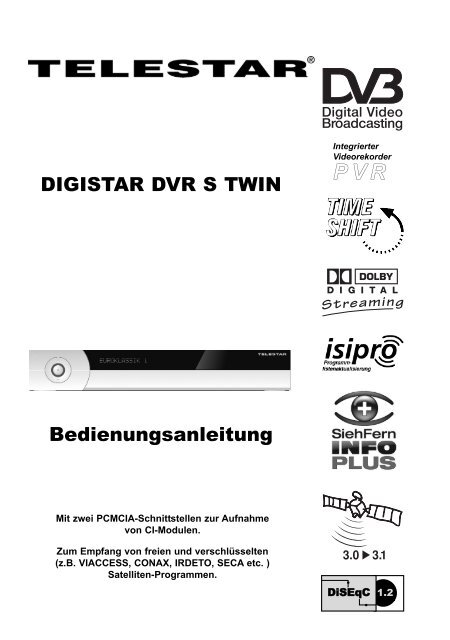 Bedienungsanleitung DIGISTAR DVR S TWIN - Christo.Net