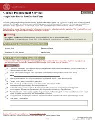 Single/Sole-Source Justification Form - DFA