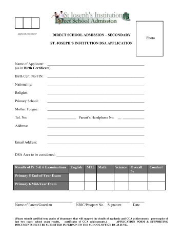 DSA Application Form 2010(2).pdf - ST Joseph's Institution